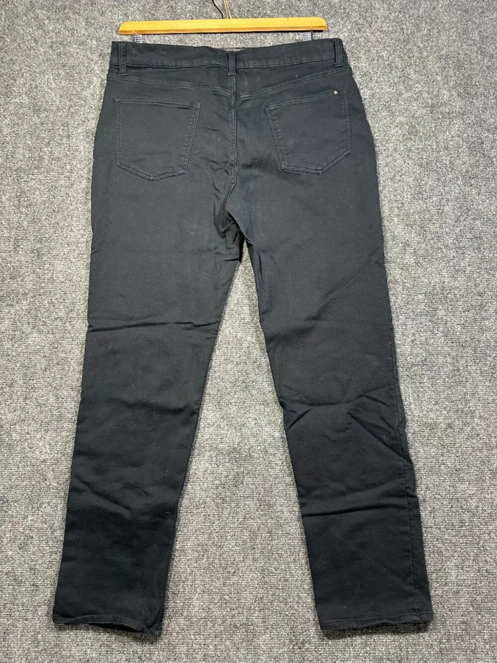 Banana Republic Pants Men 36 5 Pocket Pant Dark Blue Cotton Stretch Flat Front